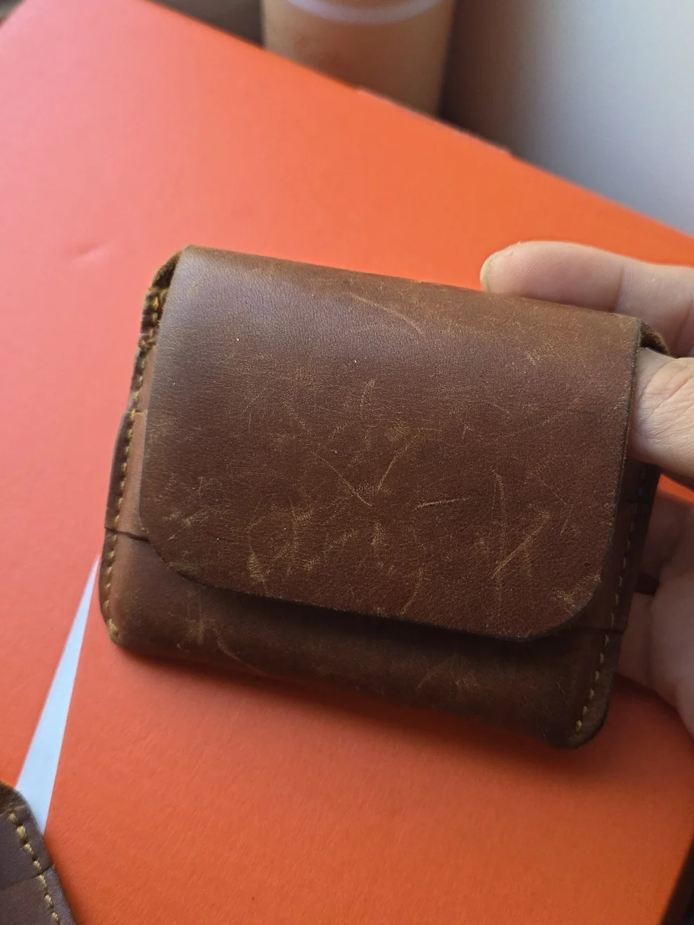 Full Grain Real Leather Card Wallets